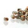 2mm Fire Polish Crystal Capri Gold 150 beads - Beads Gone Wild