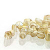 2mm Fire Polish Crystal Yellow Rainbow 150 beads - Beads Gone Wild