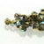 2mm Fire Polish Crystal Gold Rainbow 150 beads - Beads Gone Wild
