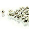 2mm Fire Polish Crystal Silver Plt 150 beads - Beads Gone Wild