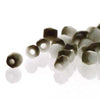 2mm Fire Polish Chalk White Azuro Matted 150 beads - Beads Gone Wild