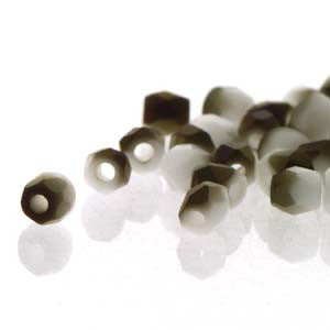 2mm Fire Polish Chalk White Azuro Matted 150 beads - Beads Gone Wild
