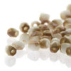 2mm Fire Polish Chalk White Celesian Matted 150 beads - Beads Gone Wild