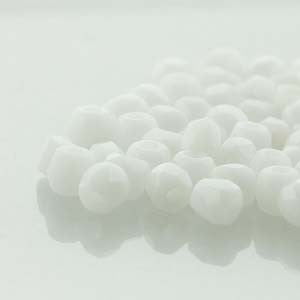2mm Fire Polish Chalk White 150 beads - Beads Gone Wild
