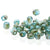 2mm Fire Polish Aqua Celsian 150 beads - Beads Gone Wild

