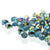 2mm Fire Polish Aqua Vitrail 150 beads - Beads Gone Wild
