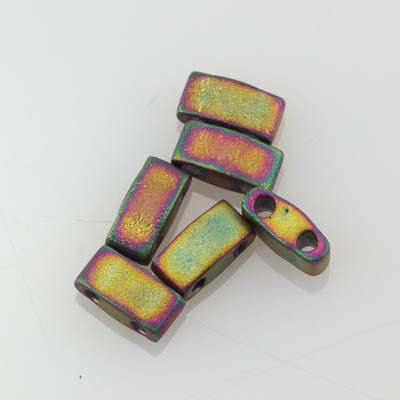 Tila-Half 5mm 2035 Matte Met Khaki Iris 10 grams - Beads Gone Wild
