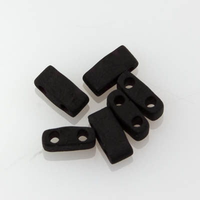 Tila-Half 5mm 401F Matte Black 10 grams - Beads Gone Wild
