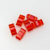 Tila-Half 5mm 140 Trans Red 10 grams - Beads Gone Wild