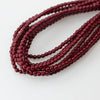 2mm Czech Pearl Cranberry 150 pcs - Beads Gone Wild