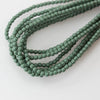 2mm Czech Pearl Hartford Green 150 pcs - Beads Gone Wild