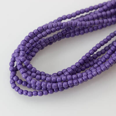 2mm Czech Pearl Light Plum 150 pcs - Beads Gone Wild
