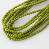 2mm Czech Pearl Pea Green 150 pcs - Beads Gone Wild