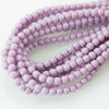4mm Czech Pearl Lilac 120 pcs - Beads Gone Wild