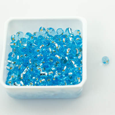 Tiny Drops Miyuki 3" s/l aqua - Beads Gone Wild
