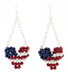 Puffy Heart Flag Earrings Bead Weaving Kit - Beads Gone Wild