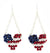 Puffy Heart Flag Earrings Bead Weaving Kit - Beads Gone Wild
