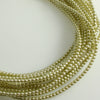 2mm Czech Pearl Khaki 150 pcs - Beads Gone Wild