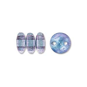 Lentil 6mm 2 holes AMY LSTR TRANSP 50pcs - Beads Gone Wild
