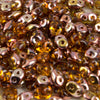 Super Duo Topaz Capri Gold 2.5x5mm - Beads Gone Wild