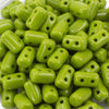 Opaque Green Rulla 3x5 3" Tube - Beads Gone Wild