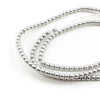 2mm Czech Pearl Platinum 150pcs - Beads Gone Wild