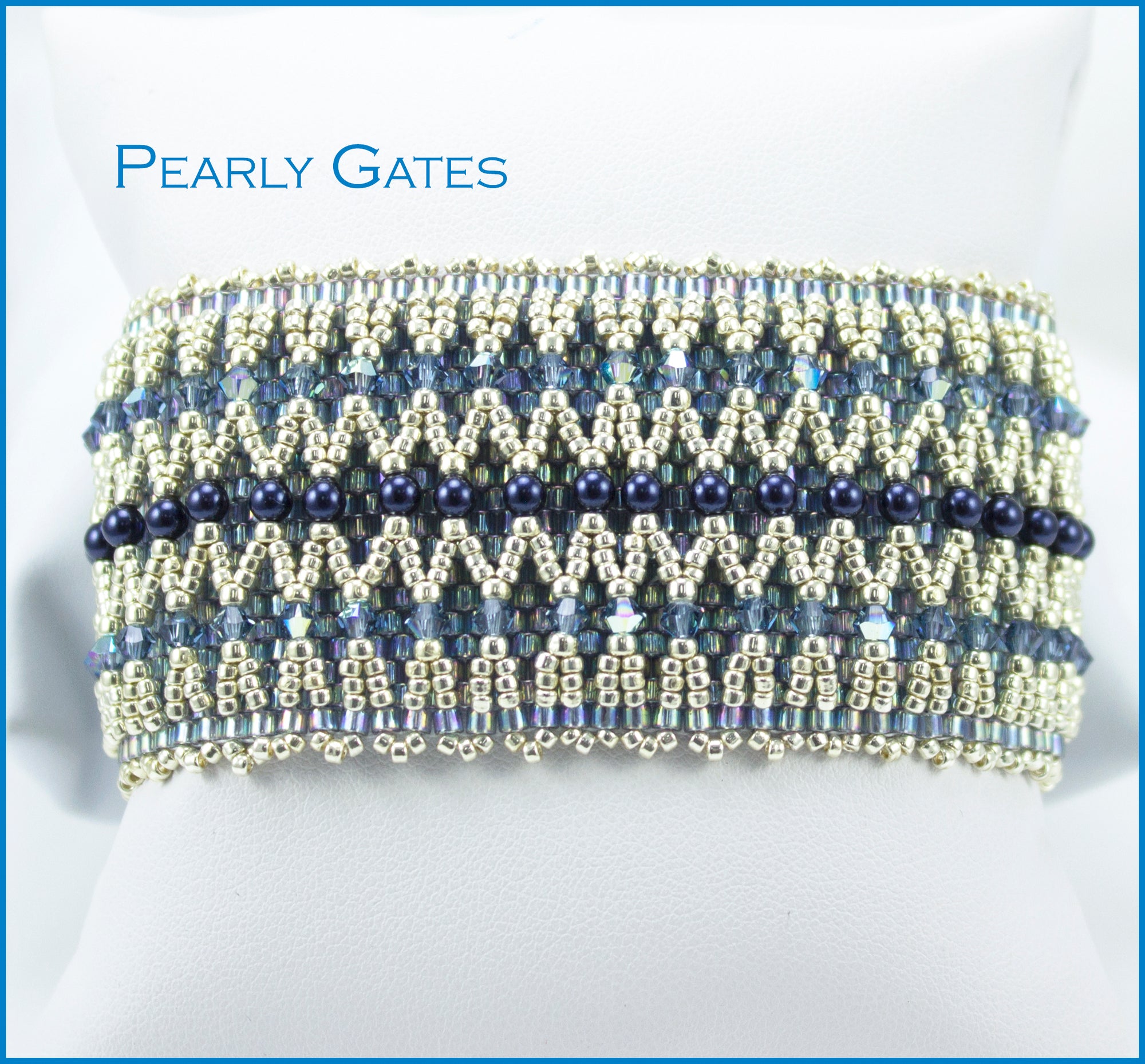Pearly Gates Bracelet Bead Weaving Instructions Only