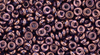 8/o Gold Lustered Amethyst Demi Round Bead - Beads Gone Wild