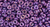 8/o Gold Lustered Dark Amethyst Demi Round Bead - Beads Gone Wild
