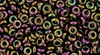 8/o Higher Metallic Purple Demi Round Bead - Beads Gone Wild