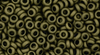 8/o Matte Dark Olivine Demi Round Bead - Beads Gone Wild