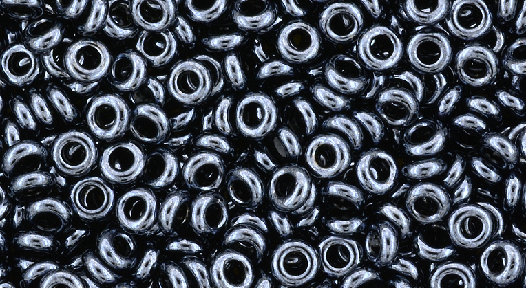 8/o Metallic Hematite Demi Round Bead - Beads Gone Wild
