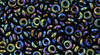 8/o Metallic Rainbow Iris Demi Round Bead - Beads Gone Wild