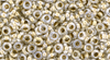 8/o Gold Lined Crystal Demi Round Bead - Beads Gone Wild