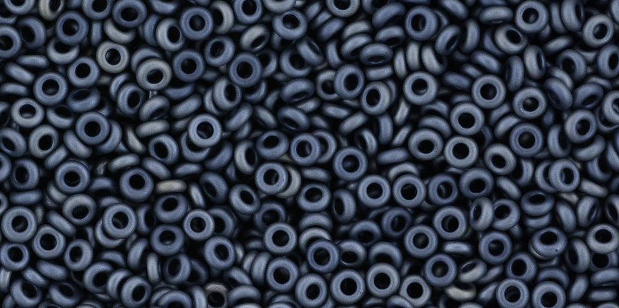 11/o Matte Gun Metal Toho Demi Round Bead - Beads Gone Wild
