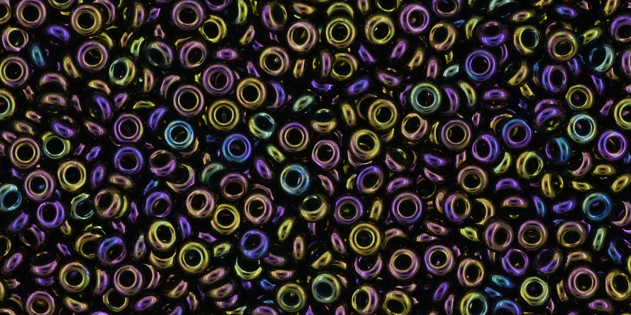 11/o Metallic Iris Purple Toho Demi Round Bead - Beads Gone Wild

