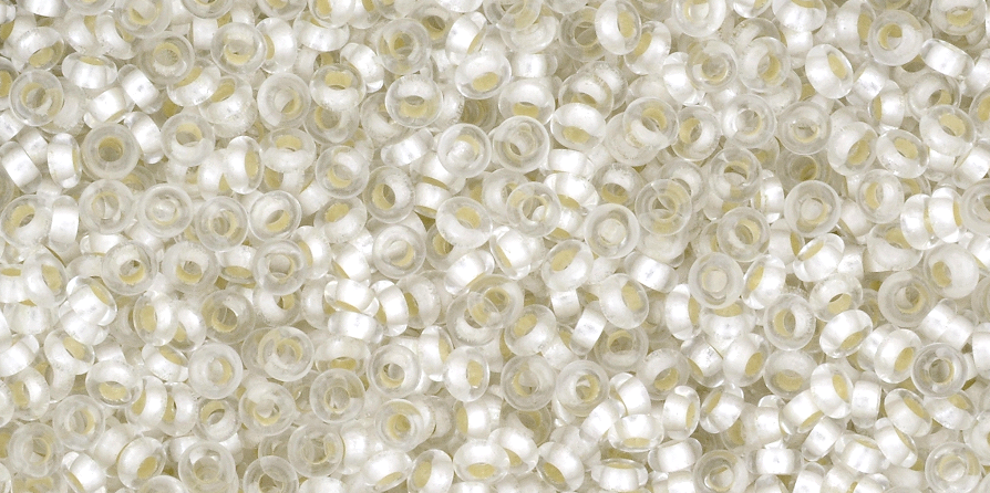 11/o Perma-Finish S/L Frosted Crystal Toho Demi Round Bead - Beads Gone Wild
