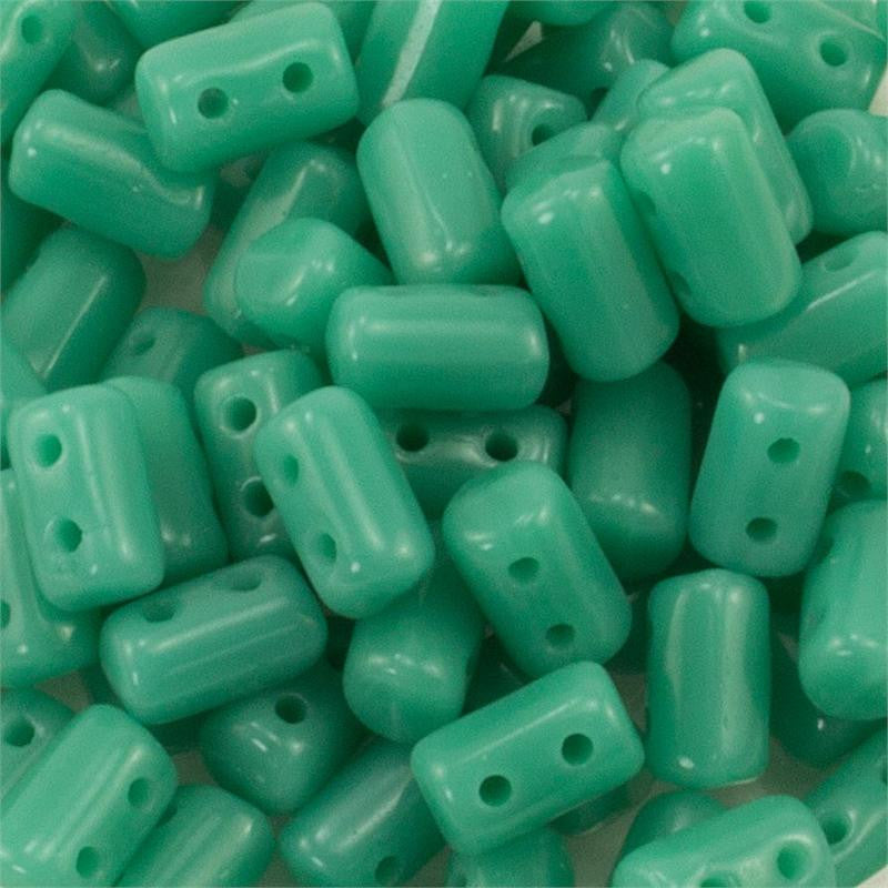 Turquoise Green Rulla 3x5 3" Tube - Beads Gone Wild
