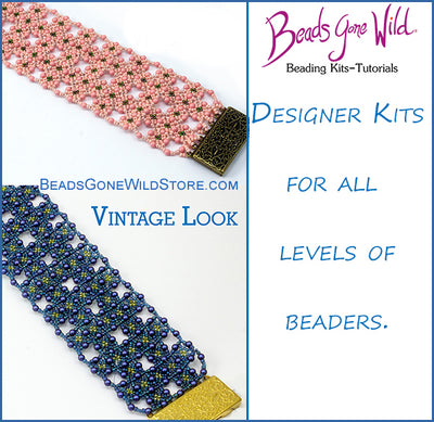 Vintage Look Bracelet Bead Weaving Kit