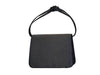 Black Satin Purse with Detachable Handle - Beads Gone Wild