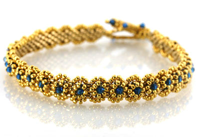 Golden Nepal Bracelet Bead Weaving Kit - Beads Gone Wild
 - 2