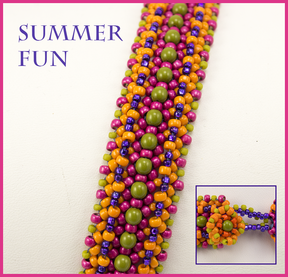 Summer Fun Bead Weaving Bracelet Kit - Beads Gone Wild
