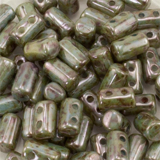 Chalk Lazure Blue Rulla 3x5 3" Tube - Beads Gone Wild
