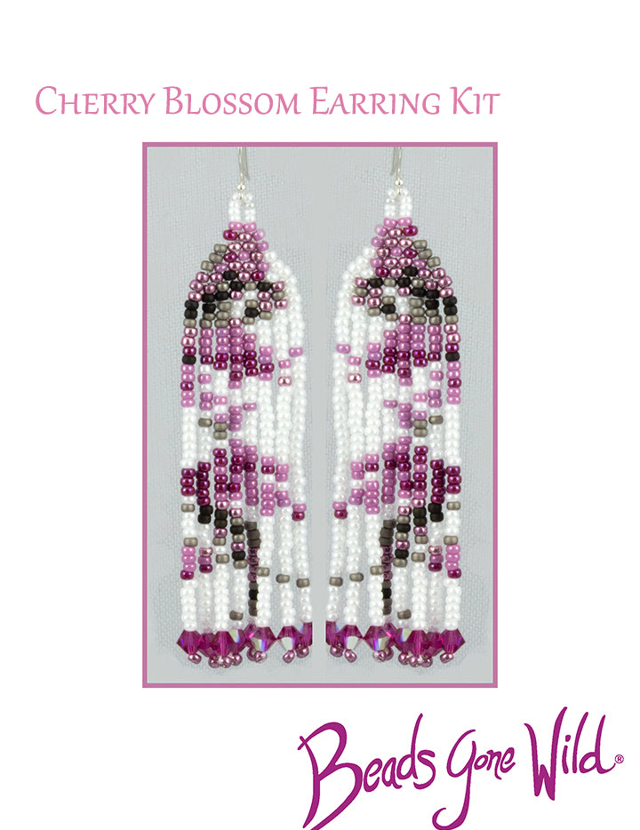 Cherry Blossom Earring Bead Weaving Kit