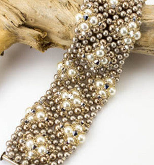 Mysterious Moon bead weaving bracelet Instructions Pattern