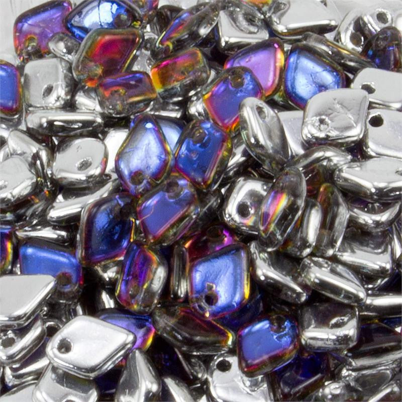 Dragon Scale Crystal Volcano 1.5 x 5mm 8 grams - Beads Gone Wild
