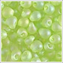 dp-143fr Matte Transparent Chartreuse AB 3.4mm 3" Tube Approx. 13 grams - Beads Gone Wild
