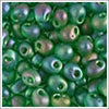 dp-146fr Matte Transparent Green AB 3.4mm 3" Tube Approx. 13 grams - Beads Gone Wild
