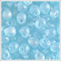 dp-148fr Matte Transparent Aqua AB 3.4mm 3" Tube Approx. 13 grams - Beads Gone Wild
