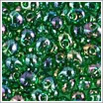 dp-179 Transparent Green AB 3.4mm 3" Tube Approx. 13 grams - Beads Gone Wild
